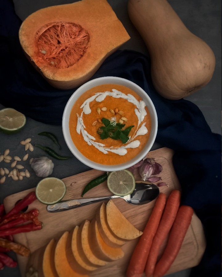 عکس Pumpkin & carrot soup# 