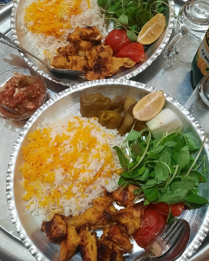 عکس جوجه کباب تابه ای جای دوستان عزیزم سبز