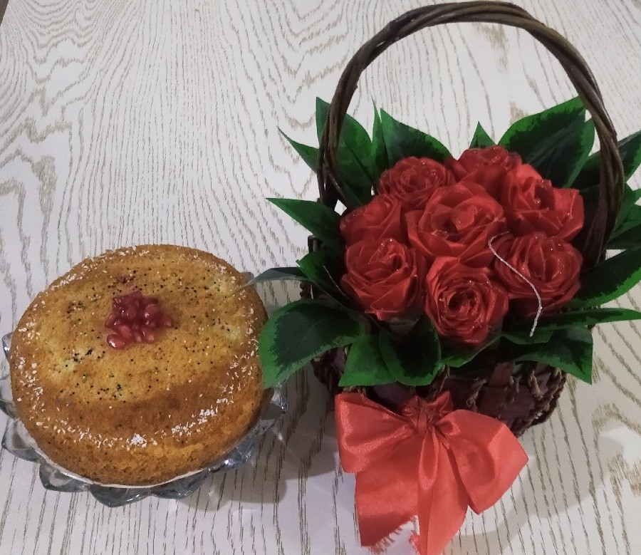 کیک ساده دو تخم مرغی