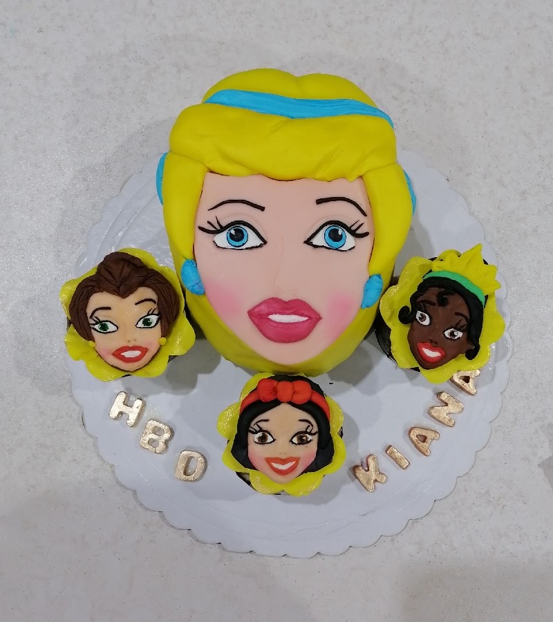 عکس کیک تولد سیندرلا 