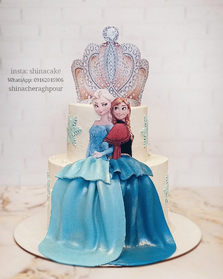 عکس کیک السا
کیک دخترانه 
