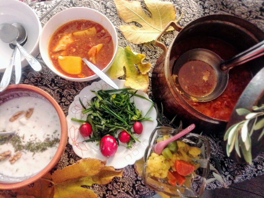 اشکنه توی هوای بارووونی و بالاخره اولین بارون جزیره ????