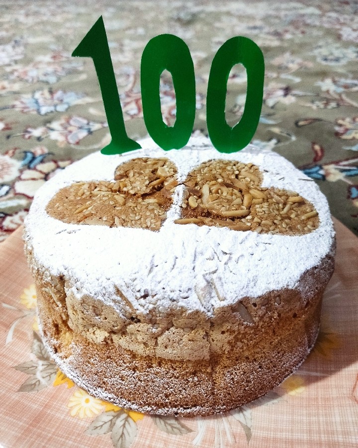 مینی کیک عدد۱۰۰