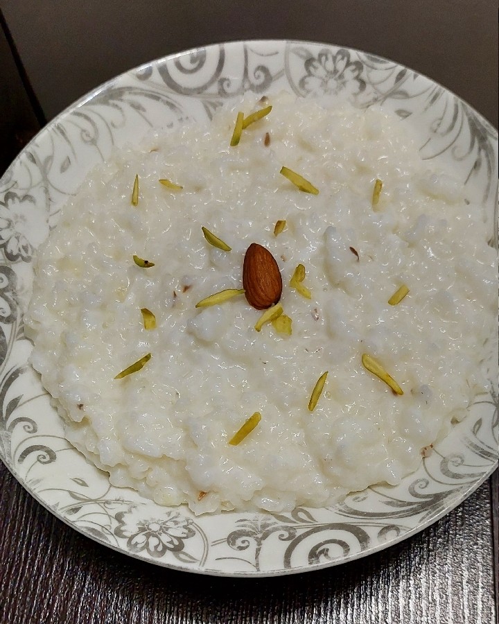 عکس شیر برنج.گوشت کبابی. هویج پلو