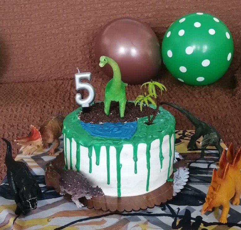 کیک تولد گل پسرم