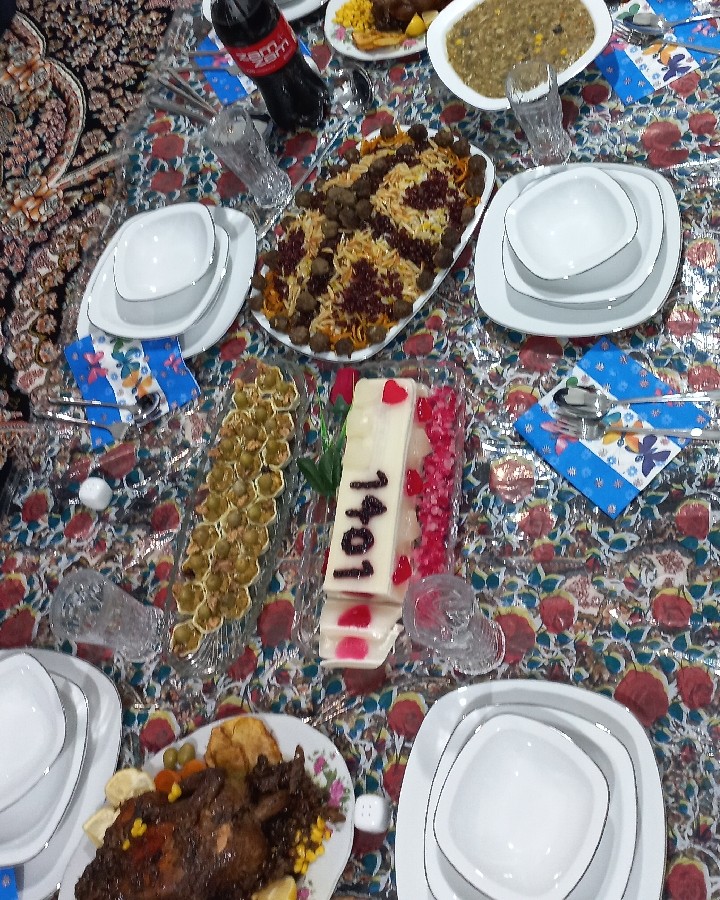 عکس سفره مهمونی