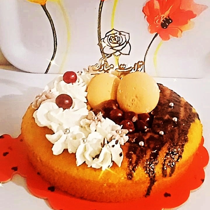 عکس کیک آلبالو
