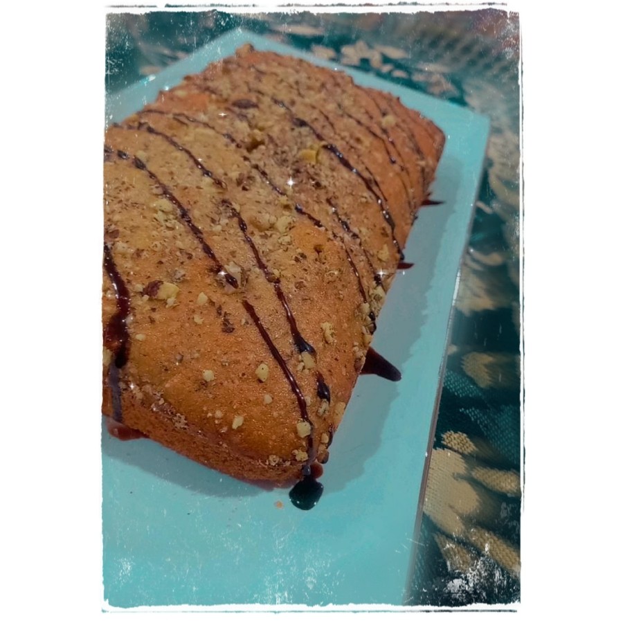 کیک موز و گردو