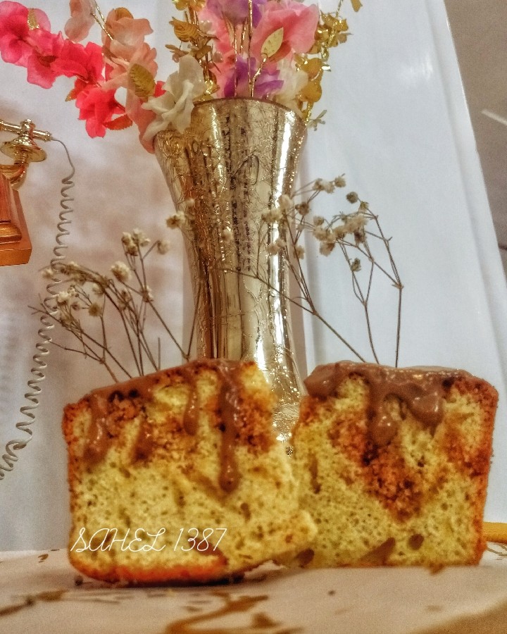 عکس کیک کافه ایی نارگیلی