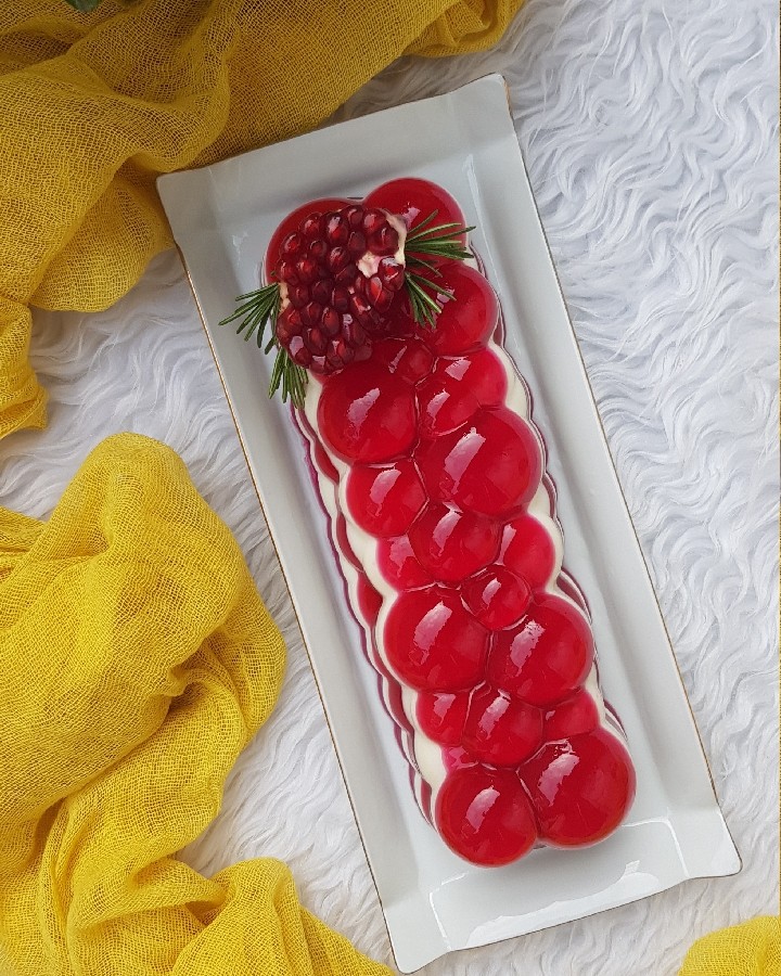 عکس ژله انار و پاناکوتا