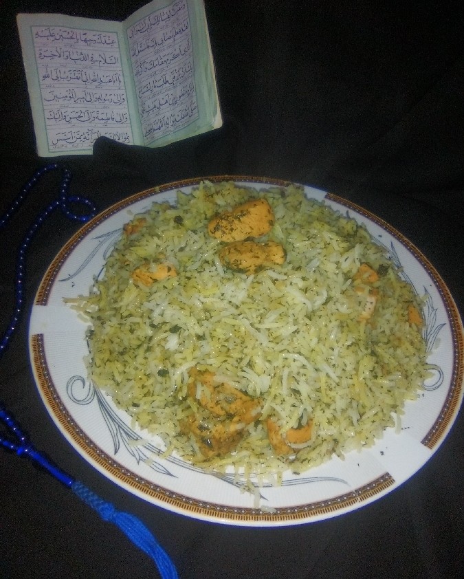 شوید پلو نذری