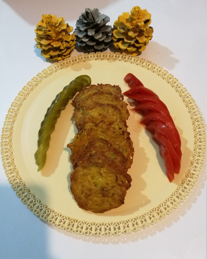 عکس کوکو سیب زمینی خام