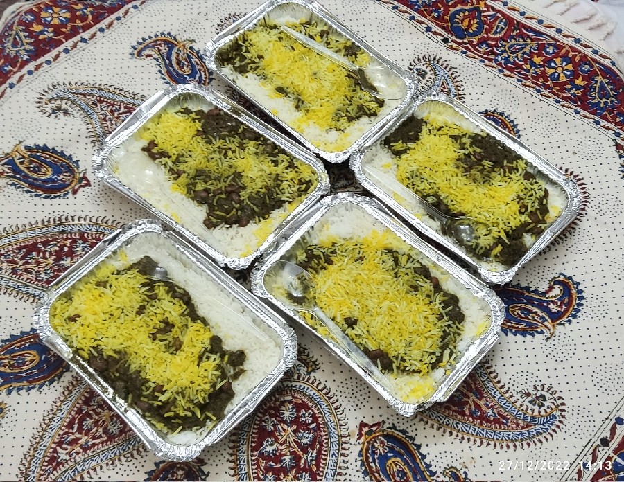 عکس قورمه سبزی نذری