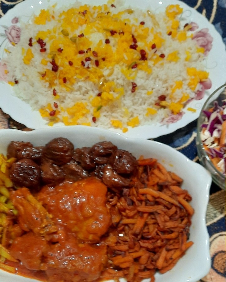 عکس خورشت هویج والو