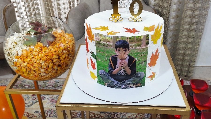 عکس کیک تولد گل پسرم