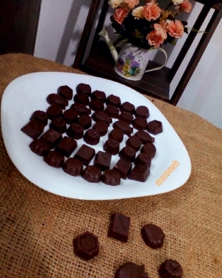 عکس شکلات قالبی