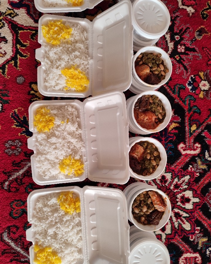 عکس قورمه سبزی نذری