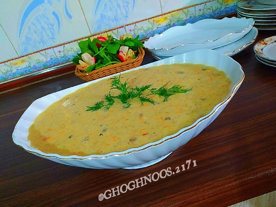 عکس #سوپ قارچ و خامه 