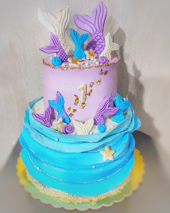 عکس کیک اسفنجی جادویی
کیک دریایی