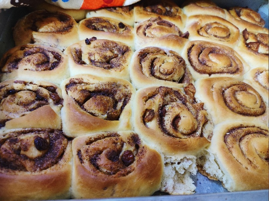 عکس نان رول دارچینی