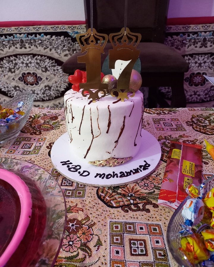 کیک تولد پسرم