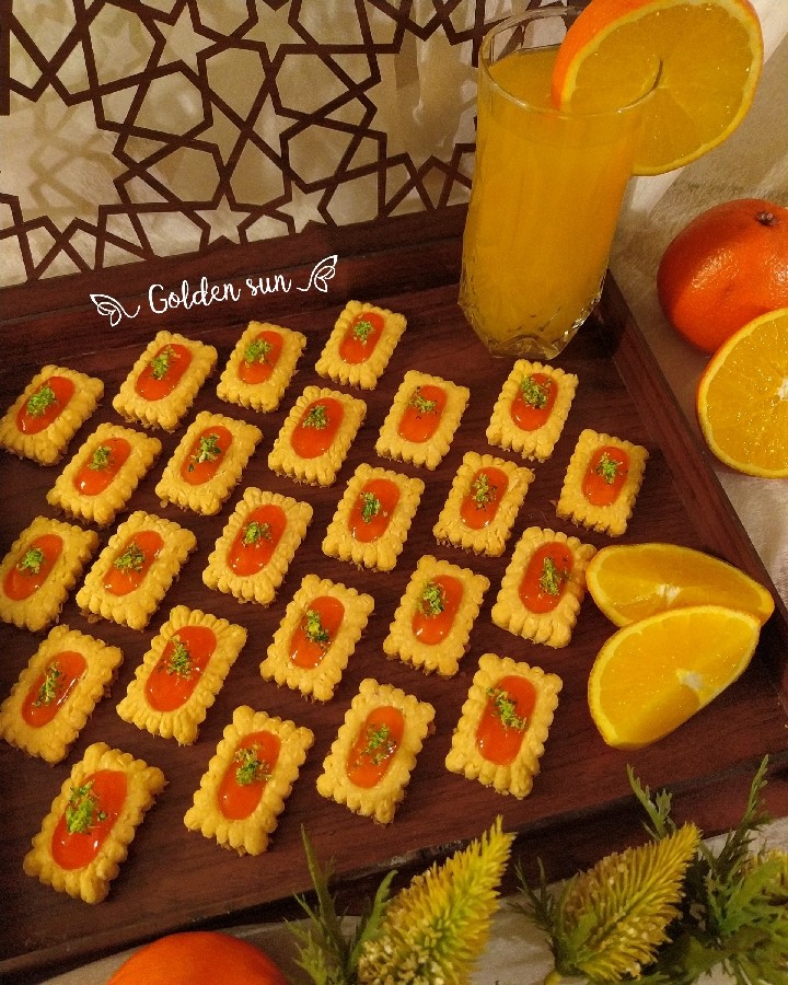 عکس شیرینی خشک پرتقالی