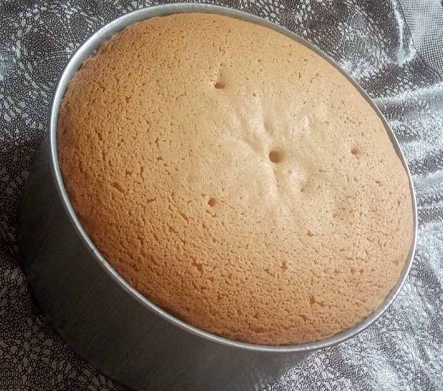 عکس کیک شیفون/کیک تاپ فوروار دو طرفه