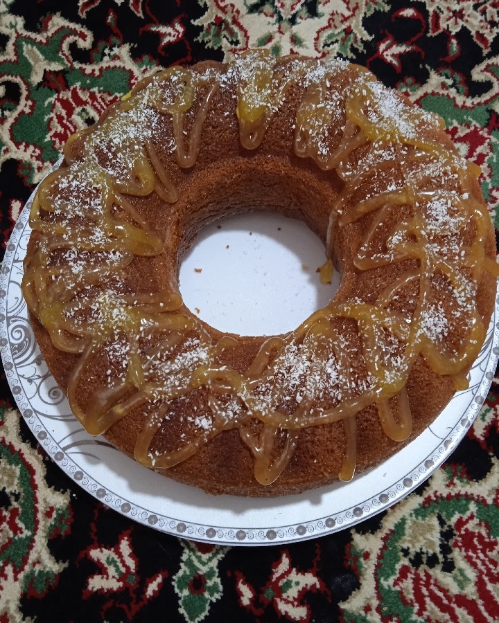 عکس کیک پرتقالی