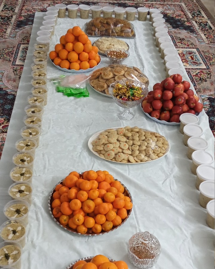 عکس سفره برای حضرت علی ع