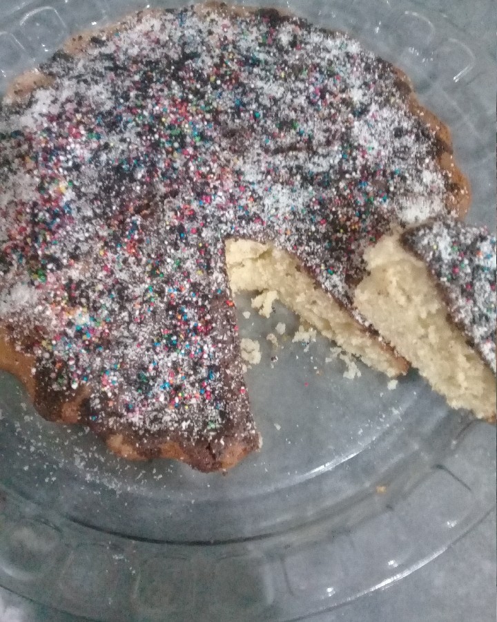 کیک روکش شکلاتی