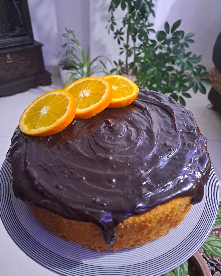 کیک کافی شاپی هویج و پرتقال