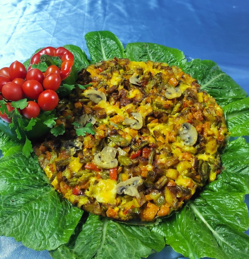 عکس کوکوی سبزیجات 