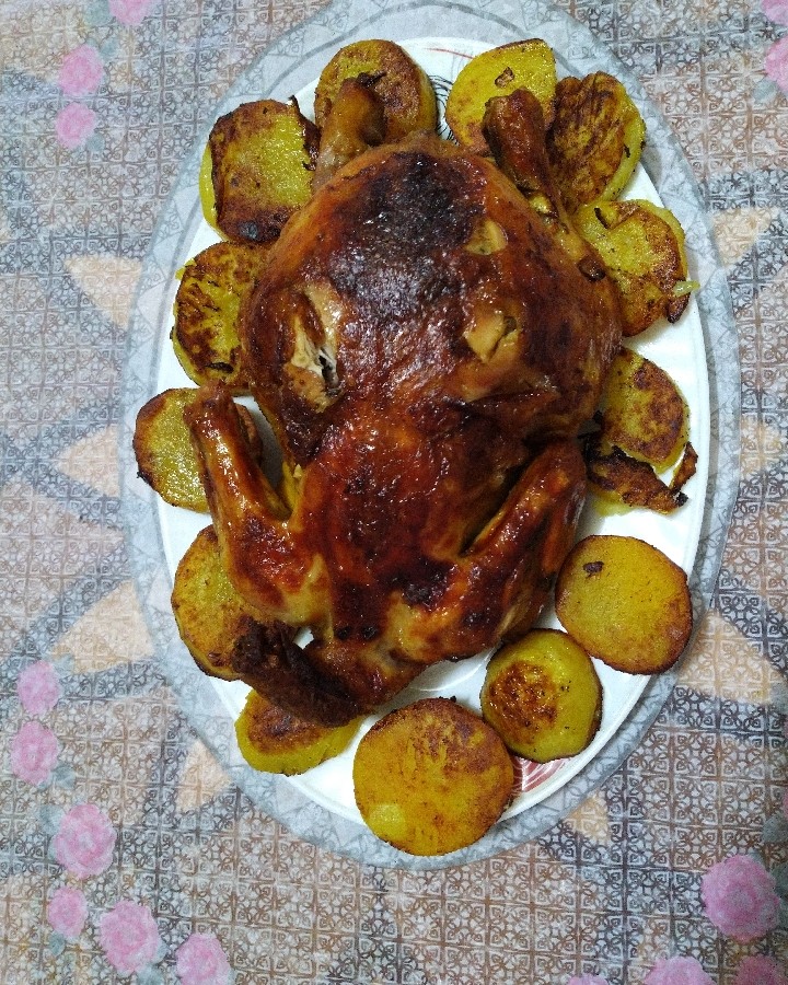 عکس مرغ شکم پر و سوخاری