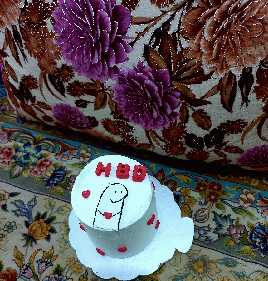 کیک سفارشی
#ولنتاین#خانم محبی