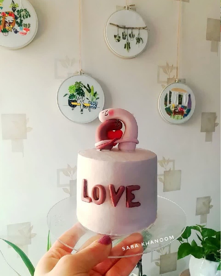 عکس کیک روز عشق
