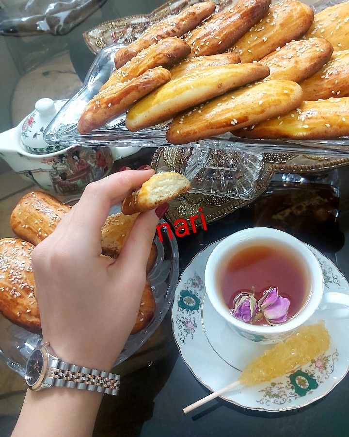 عکس چای چورگی (نان چای)