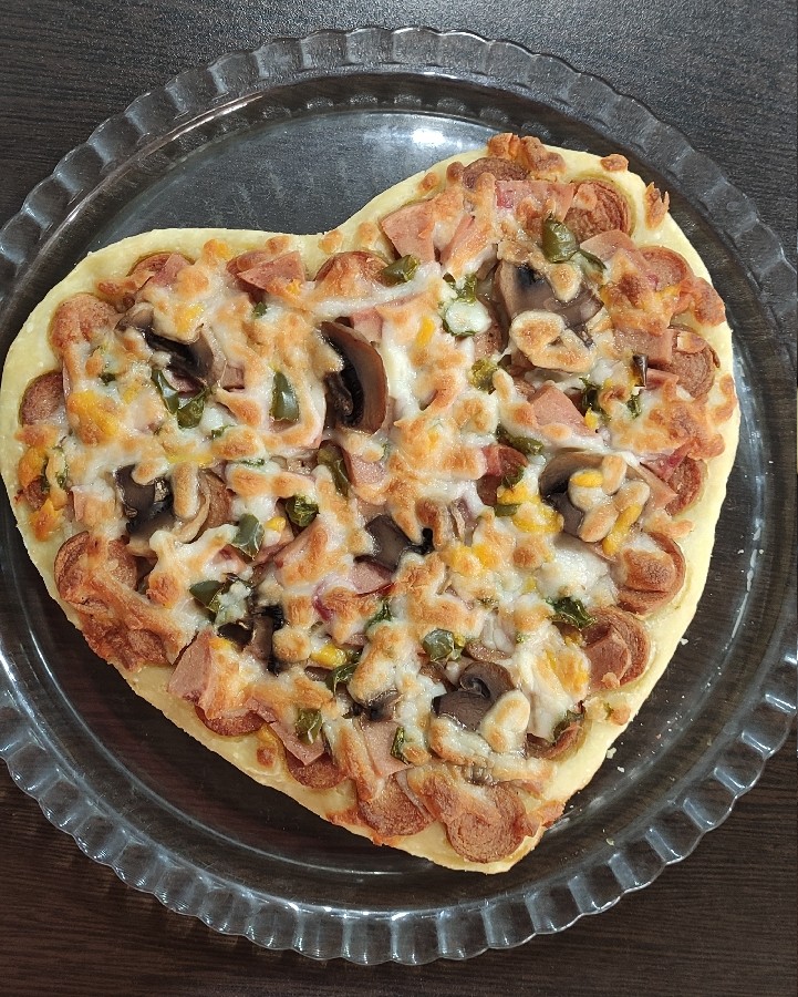 خمیر پیتزا (مدل ولنتاین) 