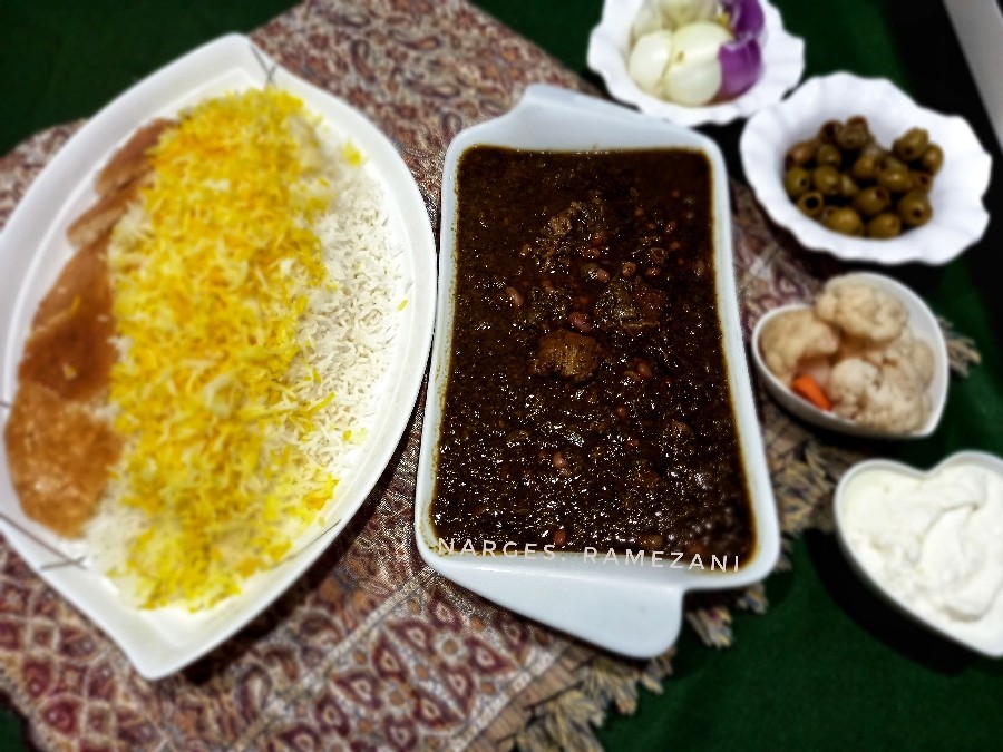 عکس خورشت قرمه سبزی