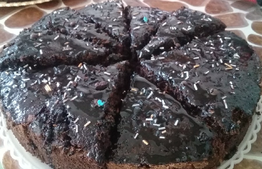 عکس کیک شکلاتی