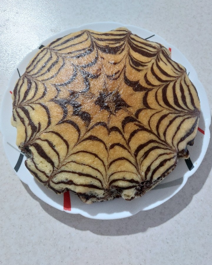 کیک زبرا (دورنگ)