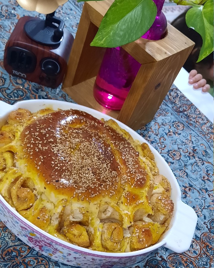 عکس نان کرم دار