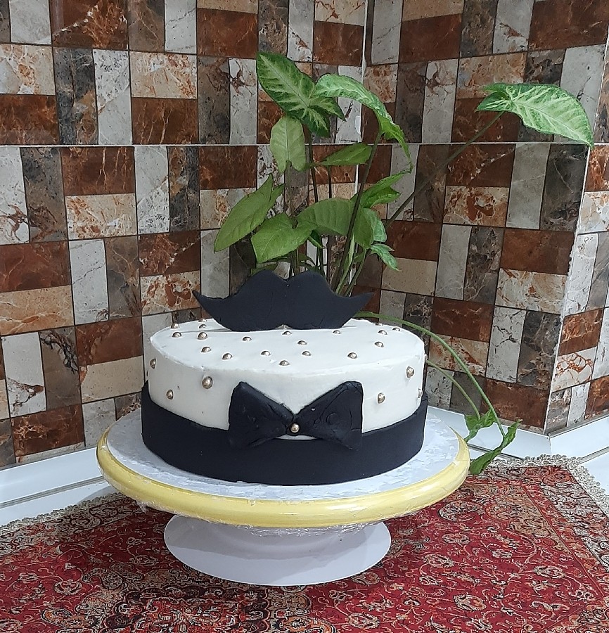 عکس کیک من برا تولد پدرم