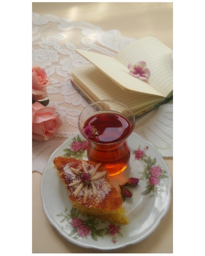 کیک شربتی شیرازی