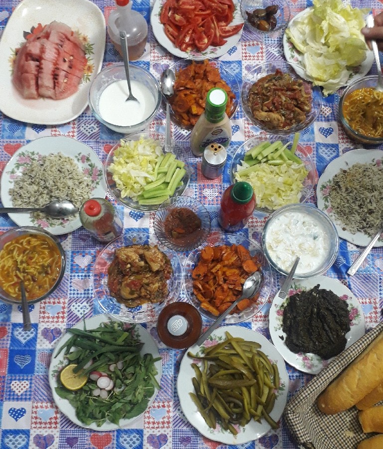 عکس یک شام عاااالی