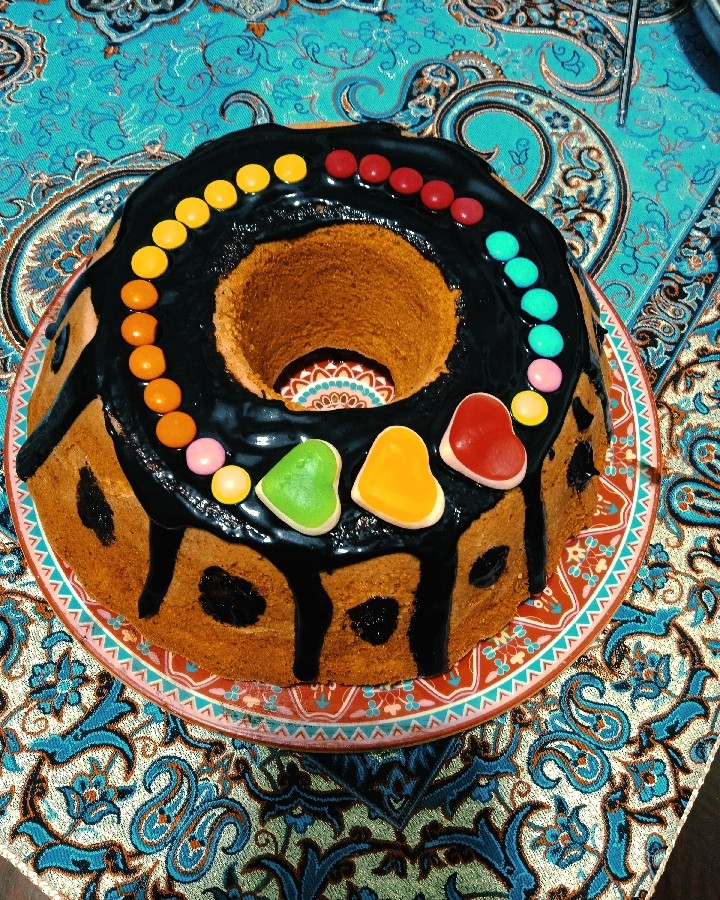 تزیین اسان کیک 