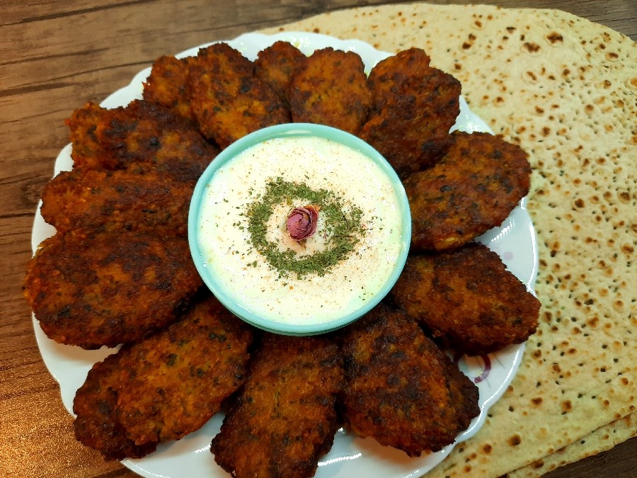 عکس کتلت سبزیجات
