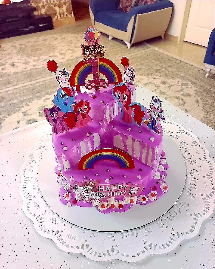 کیک تولد دخترم باران