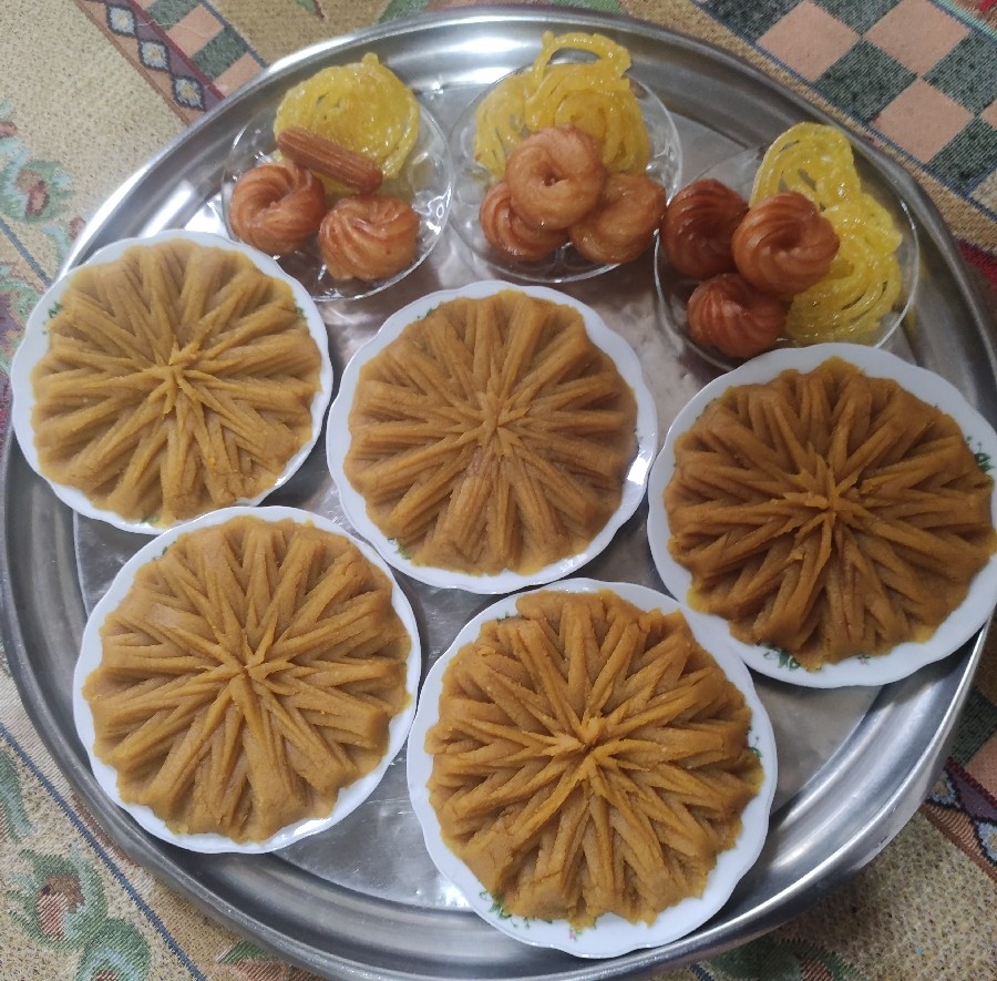 عکس حلوای نزری سه سوته