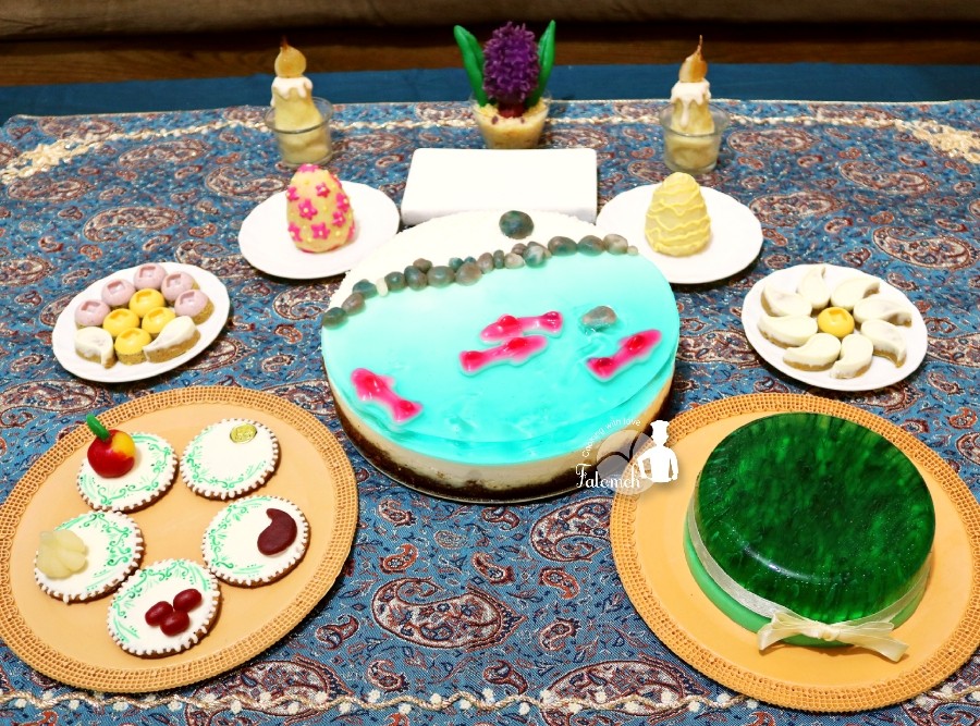 عکس سفره هفت سین خوراکی