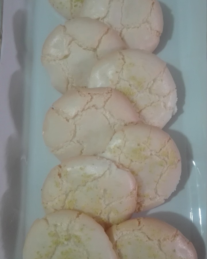 عکس شیرینی نارگیلی بدون داغ زدن